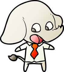 cute cartoon elephant
