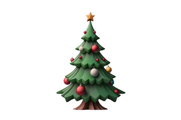 Christmas tree cartoon