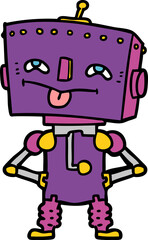 cartoon robot