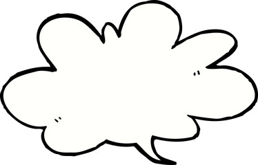 cartoon speech bubble