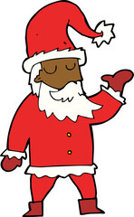 cartoon santa claus