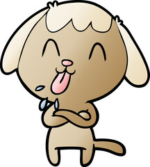 cute cartoon dog
