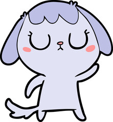 cute cartoon dog