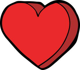 cartoon love heart