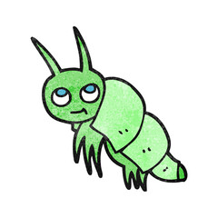 Fototapeta premium freehand textured cartoon little bug