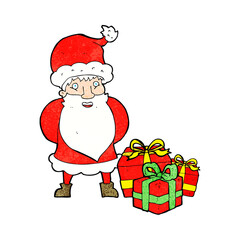 cartoon santa claus