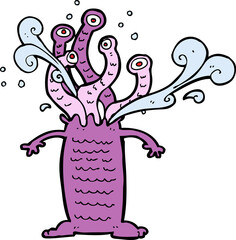 cartoon monster