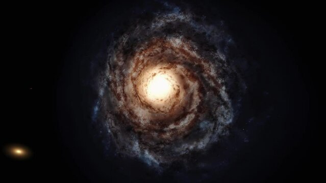 Andromeda Galaxy Zoom in, Animation 4K