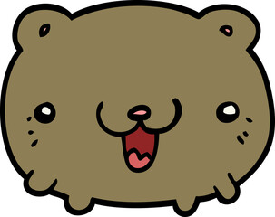 funny cartoon bear