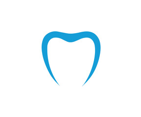 Tooth dental logo teth symbol vector design