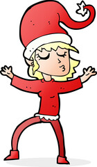 santa's helper cartoon