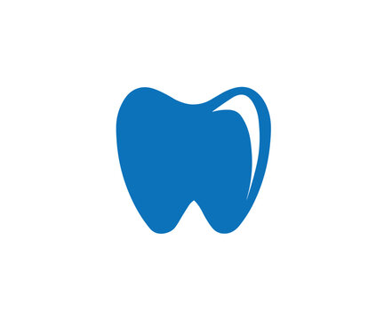 Tooth dental logo teth symbol vector design