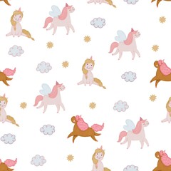 cute baby patterns with unicorns