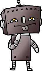 cartoon robot