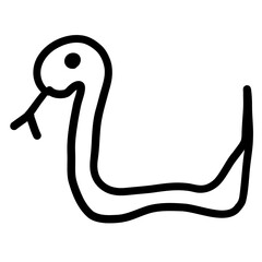 Children's line drawings, symbols