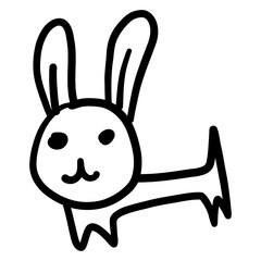 Children's line drawings, symbols