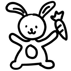 Children's line drawings, symbols