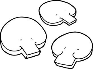 cartoon mushrooms