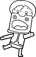 cartoon robot