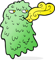 cartoon gross ghost