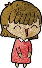 Obraz premium cartoon woman