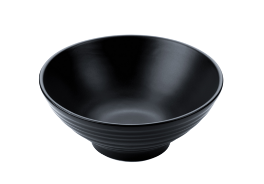black bowl on transparent png