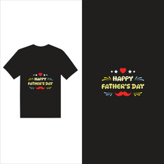 Happy Father's Day T-Shirt Design Template