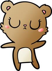 Fototapeta premium bear cartoon chraracter