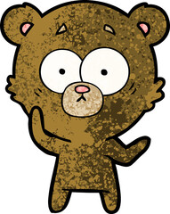 surprised bear cartoon