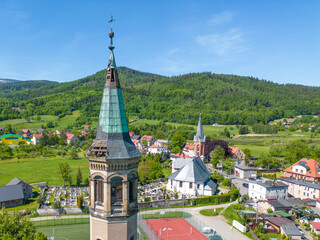 Karkonosze Mountains - the village of Miłków
