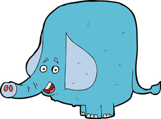cartoon funny elephant