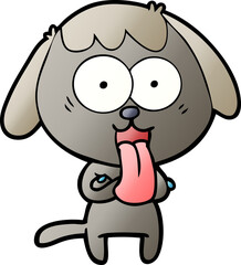 Obraz premium cute cartoon dog