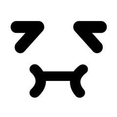 tired emoticon face icon