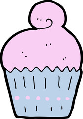 cartoon cupcake
