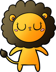 cartoon lion