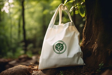Sustainable Shopping Recycling bags - Ai generated - Generative Ai