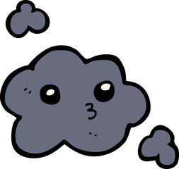 cute cartoon cloud