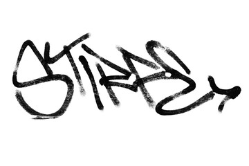graffiti tag texture isolated spray © Michele