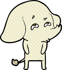 cartoon elephant remembering