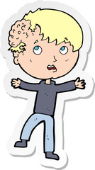 Obraz premium sticker of a cartoon medical emergency