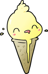 cute cartoon ice cream
