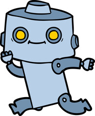 cartoon robot