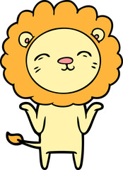 cartoon lion
