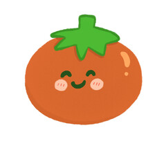 kawaii tomato cartoon