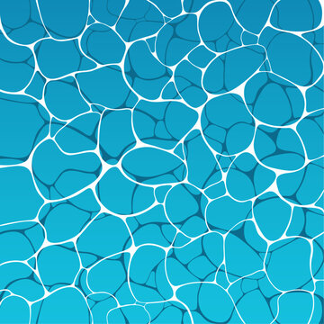 Abstract Blue Water Surface Wave Ripple Gradient background