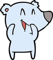 laughing bear cartoon
