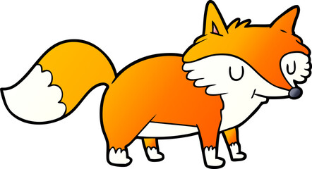 Obraz premium cartoon fox