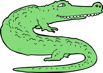 cartoon crocodile