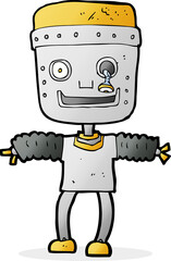 cartoon robot