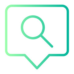 bubble chat gradient icon